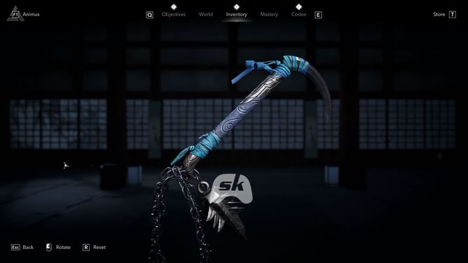 How to obtain the Featherstorm Kusarigama in Assassin's Creed Shadows