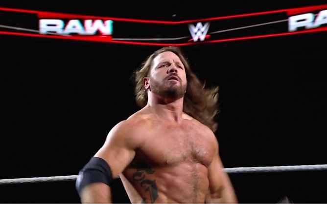 [WATCH] Former Champion allows AJ Styles to defeat him in his first RAW match in 231 days