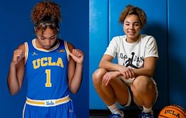 UCLA hooper Kiki Rice back in the gym days after shoulder surgery: "Lefty summer"