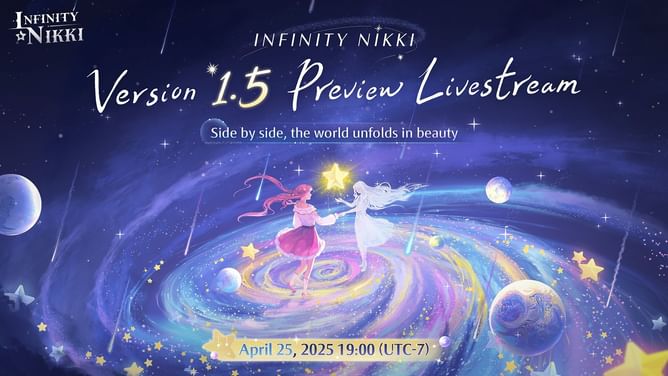 Infinity Nikki 1.5 livestream date, time, and countdown