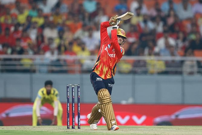 Priyansh Arya smashes Ravichandran Ashwin for a 6 to bring up sensational 19-ball fifty in PBKS vs CSK IPL 2025 match [WATCH]