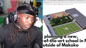 Kai Cenat says storms messed up the school he is helping build in Nigeria, shows concept art for million-dollar project