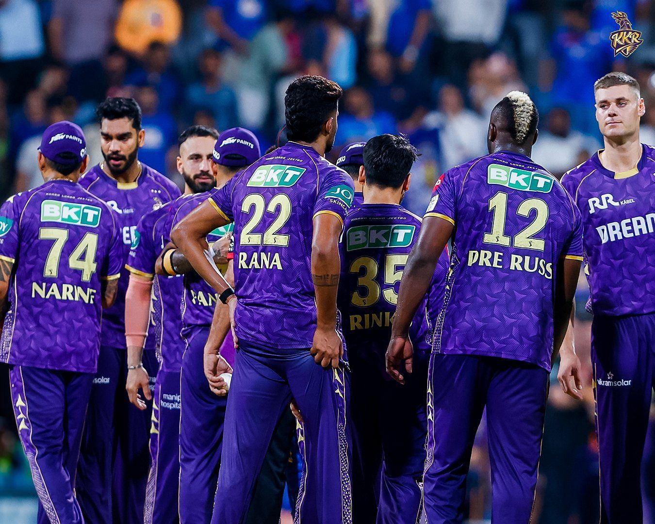 KKR have tasted victory in only one out of three games in IPL 2025 (Image via KKR on X)