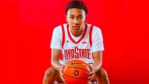 Ohio State commit Marcus Johnson dropped 30 points to lead the EYBL team to a narrow win over Nightrydas Elite at Session 1