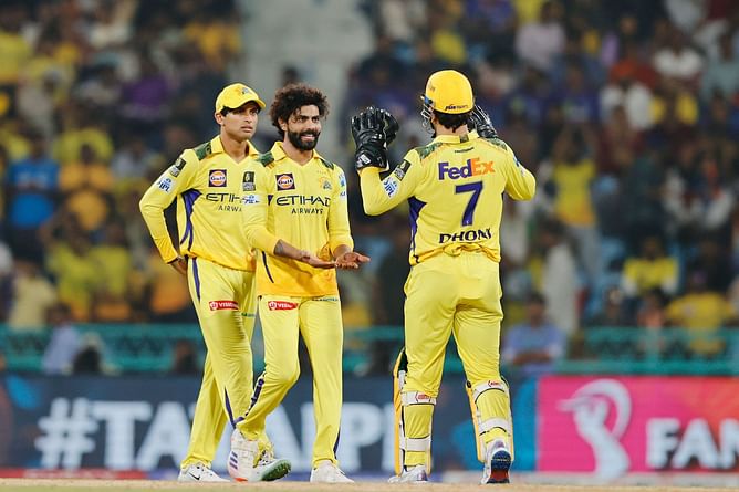 Ravindra Jadeja hilariously celebrates in umpire’s face after ending Ayush Badoni’s lucky cameo in LSG vs CSK IPL 2025 match [Watch]