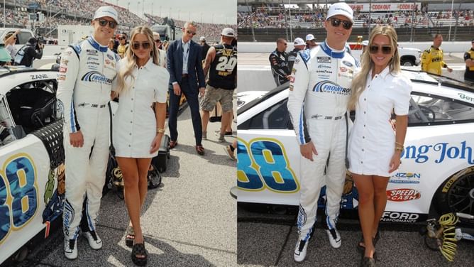 Zane Smith's wife McCall drops an uplifting message after the FRM driver's 'unlucky' post