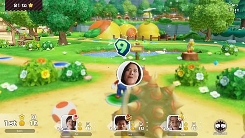 Each character appears on the GameChat (Image via Nintendo)