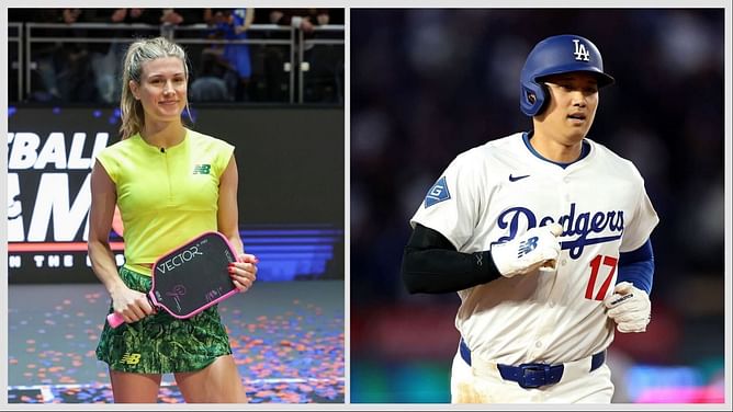 Eugenie Bouchard shows off new kicks from $150M-worth Shohei Ohtani's latest collaboration