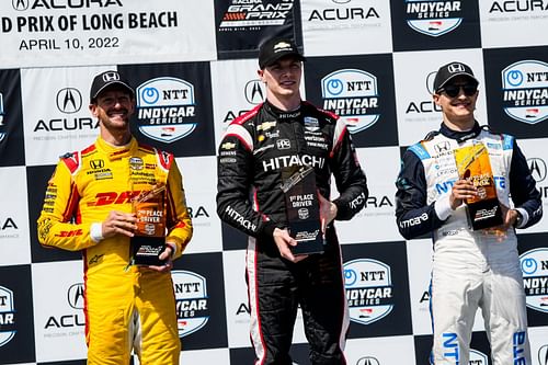 Josef Newgarden during the 2022 Acura Grand Prix Of Long Beach - Source: Getty