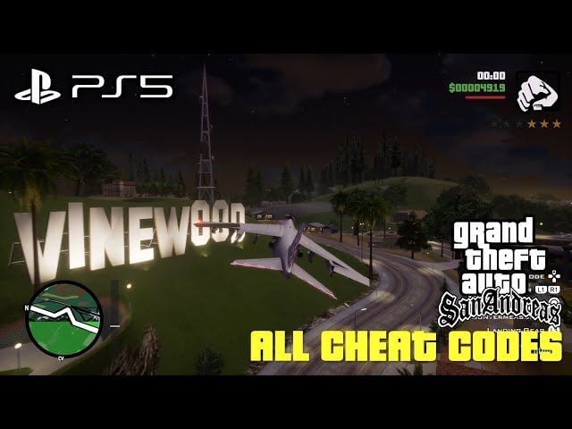 All GTA San Andreas cheats PS5 (2026)