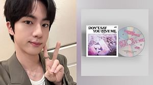 "It's giving Princess Jin vibes"- Fans swoon over BTS' Jin's single CDs for Echo's title track 'Don't Say You Love Me'