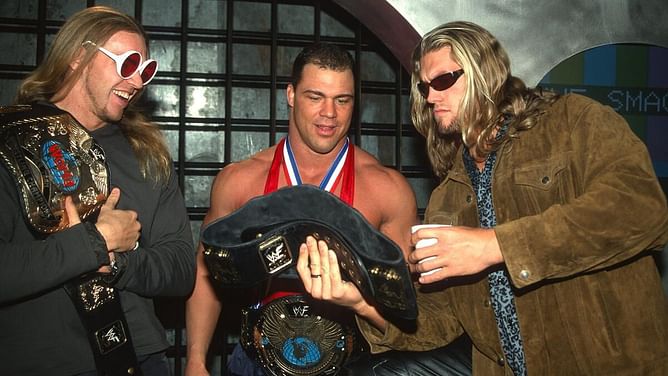 Kurt Angle explains origin of the "You S*ck" chants in WWE (Exclusive)