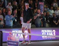 John Isner at the Pickleball Slam 3 2025. (Photo: Getty)