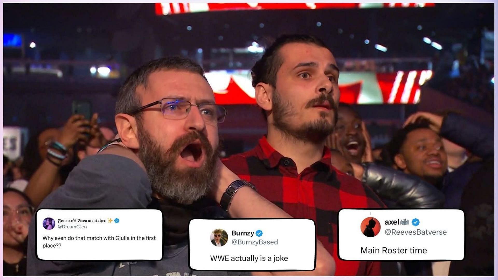 Shocked fans