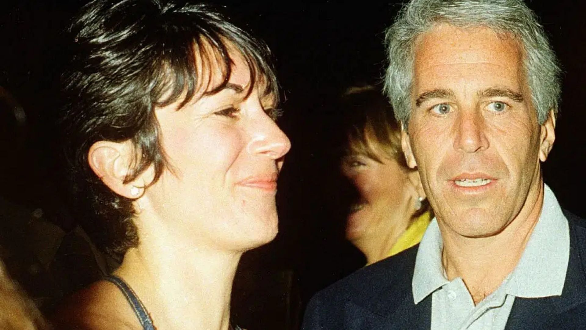Ghislaine Maxwell and Jeffrey Epstein at Palm Beach, Florida, February 12, 2000(Image via Getty)