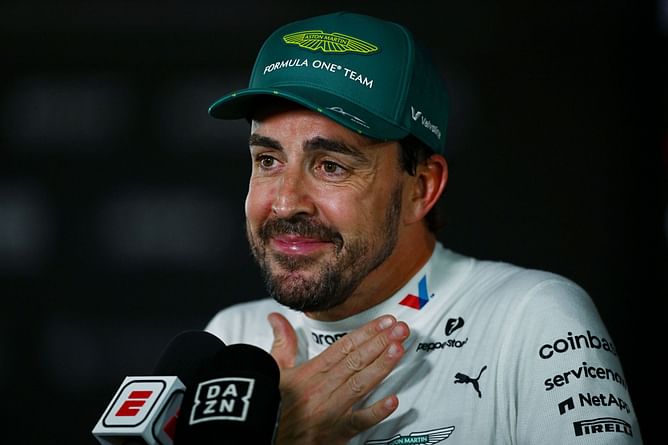 Watch: Fernando Alonso's prodigy recreates iconic celebration two decades on in his F3 Bahrain GP triumph