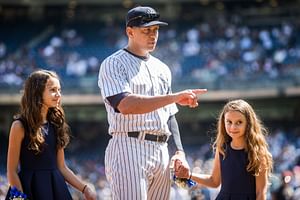 Alex Rodriguez drops 4-word reaction to AI doll of himself in pinstripes alongside daughters Natasha & Ella