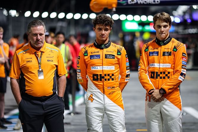 McLaren chief Zak Brown addresses “inevitable” Lando Norris and Oscar Piastri crash