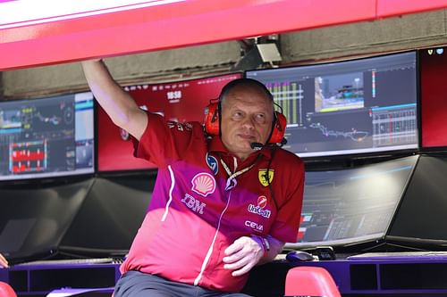 Ferrari team principal Fred Vasseur at 2025 Saudi Arabian Formula 1 Grand Prix - Source: Getty