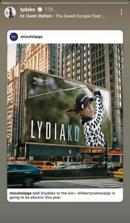 Lydia Ko's picture (via Lydia Ko's Instagram; @lydsko)