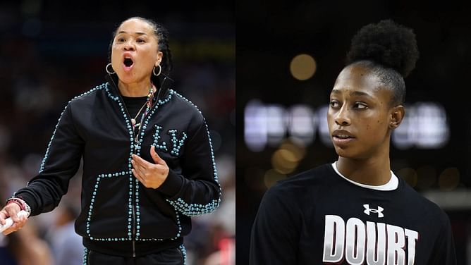 Dawn Staley wants Joyce Edwards to "sit in her sadness", says Gamecocks freshman got the silent treatment after UConn loss: "We'll talk about it"