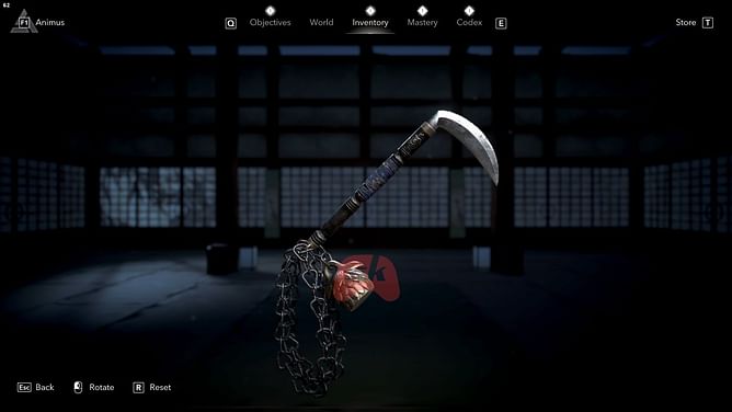How to obtain the Deathbloom Kusarigama in Assassin's Creed Shadows