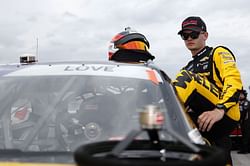 Kaulig Racing's Josh Williams visibly thrilled by Jesse Love sweeping pole position at Talladega