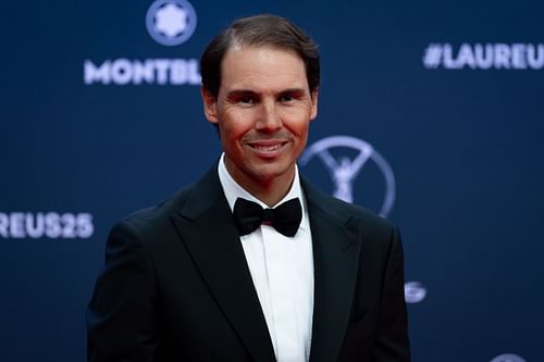 In Picture: Rafael Nadal during the 2025 Laureus World Sport Awards in Madrid (Source: Getty)