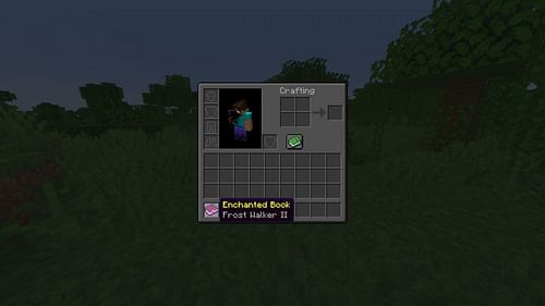 Frost Walker is the least useful armor enchantment. (Image via Sportskeeda Gaming || Mojang Studios)