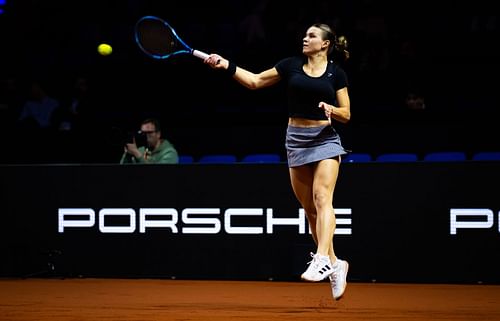 Jana Fett at the Porsche Tennis Grand Prix 2025 - Day 2 - Source: Getty