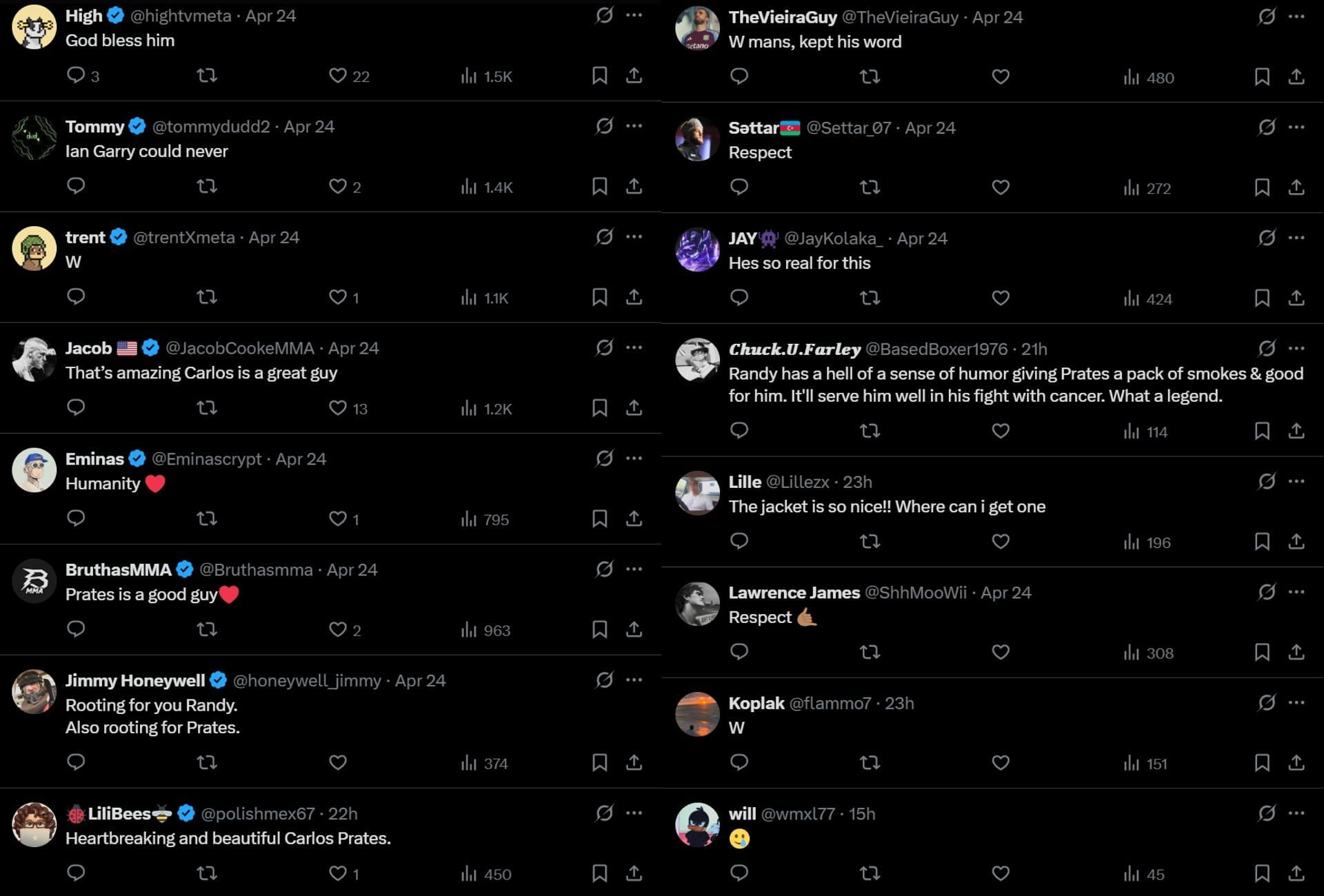 Fan reactions