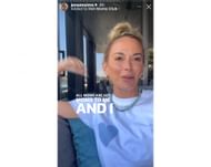 Jena Sims' Instagram story post on Saturday