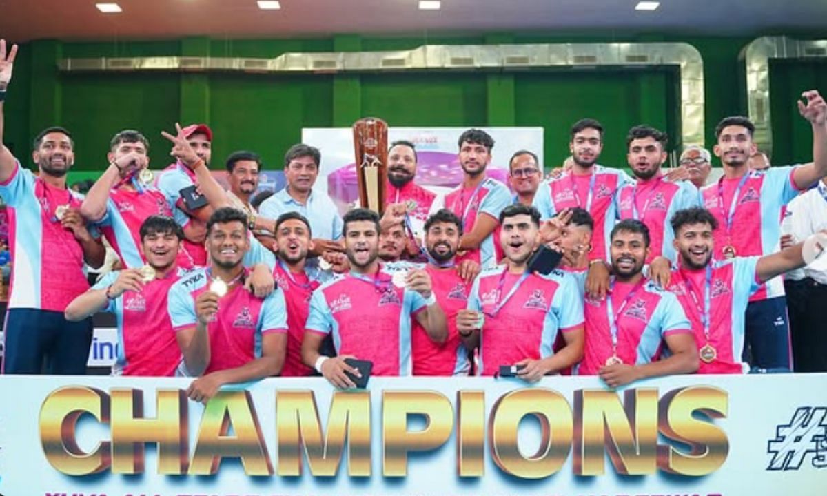 जयपुर की टीम ने रचा इतिहास (Photo Credit - Instagram/jaipur_pinkpanthers)