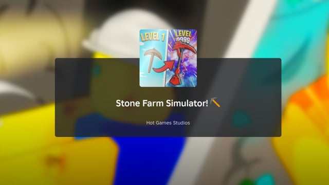 Stone Using Code Stone Farm Simulator codes