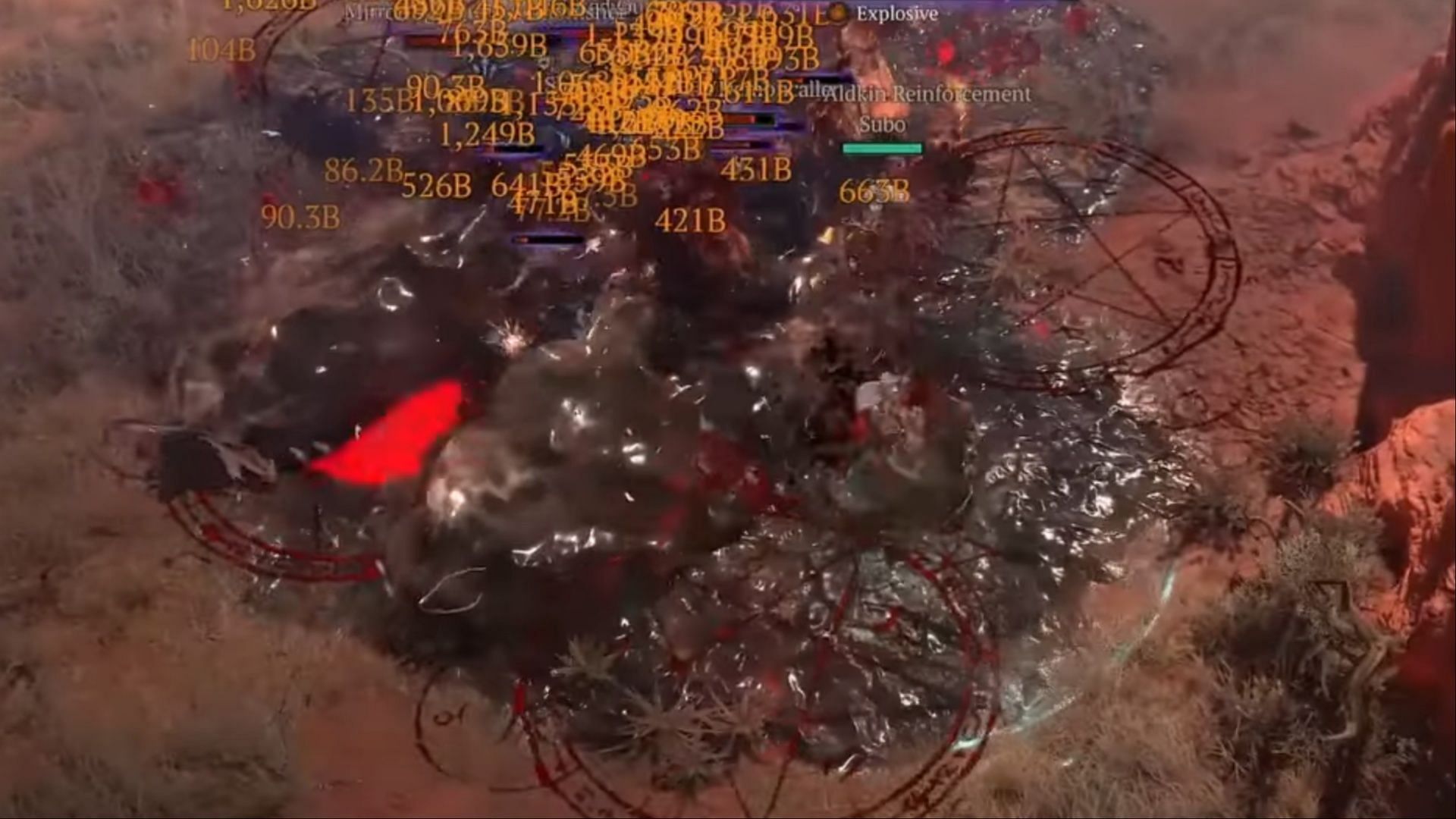 There are plenty of ways to run Blood Wave that result in billions of damage (Image via Blizzard Entertainment/@LordxSaura)