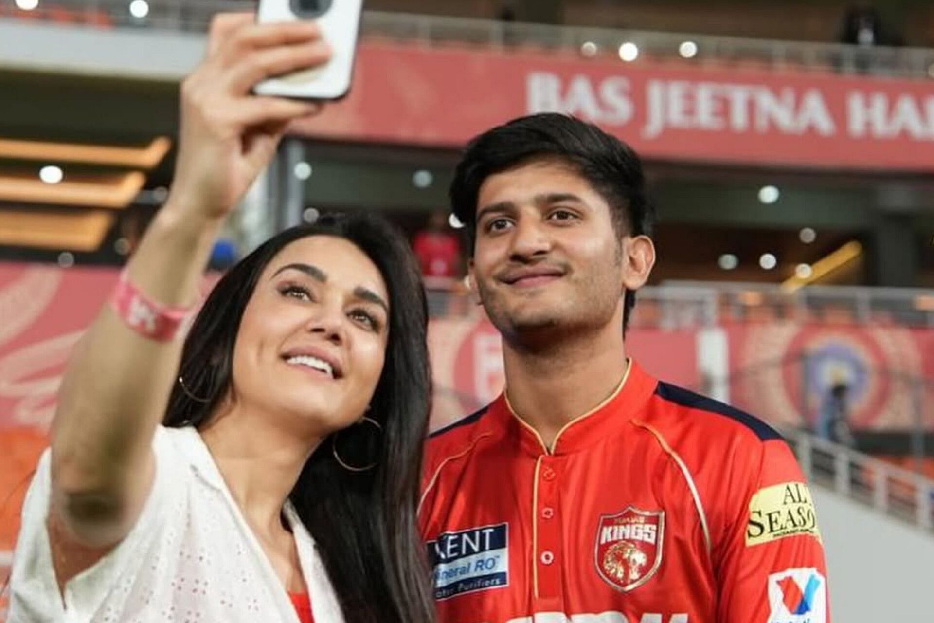 Preity Zinta and Priyansh Arya (Image via X-@realpreityzinta)