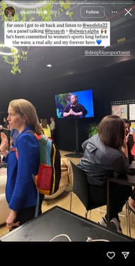 Still taken from Felix's Instagram (Source: @allysonfelix/Instagram)