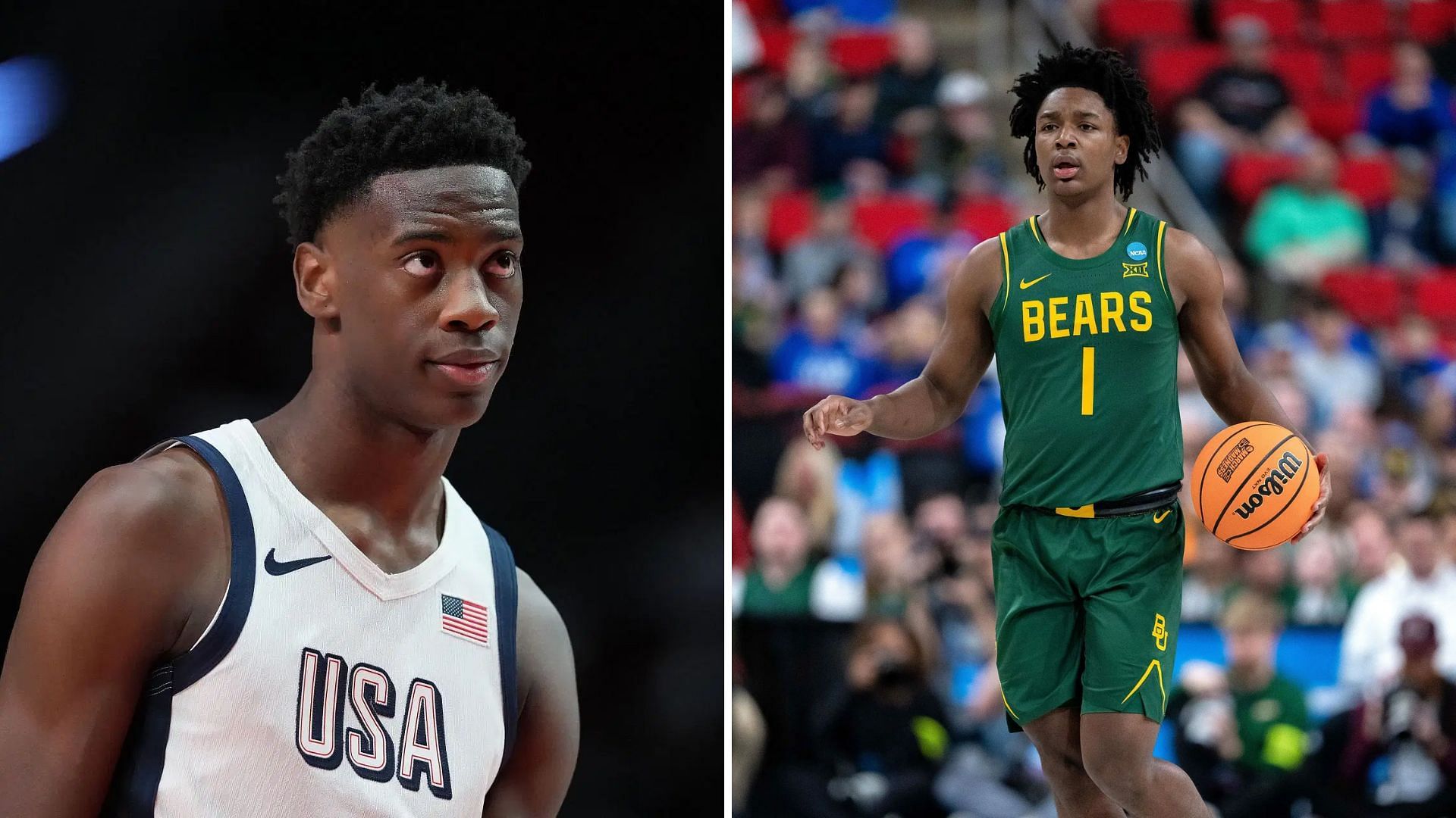AJ Dybantsa and Robert Wright III (Source: Getty)