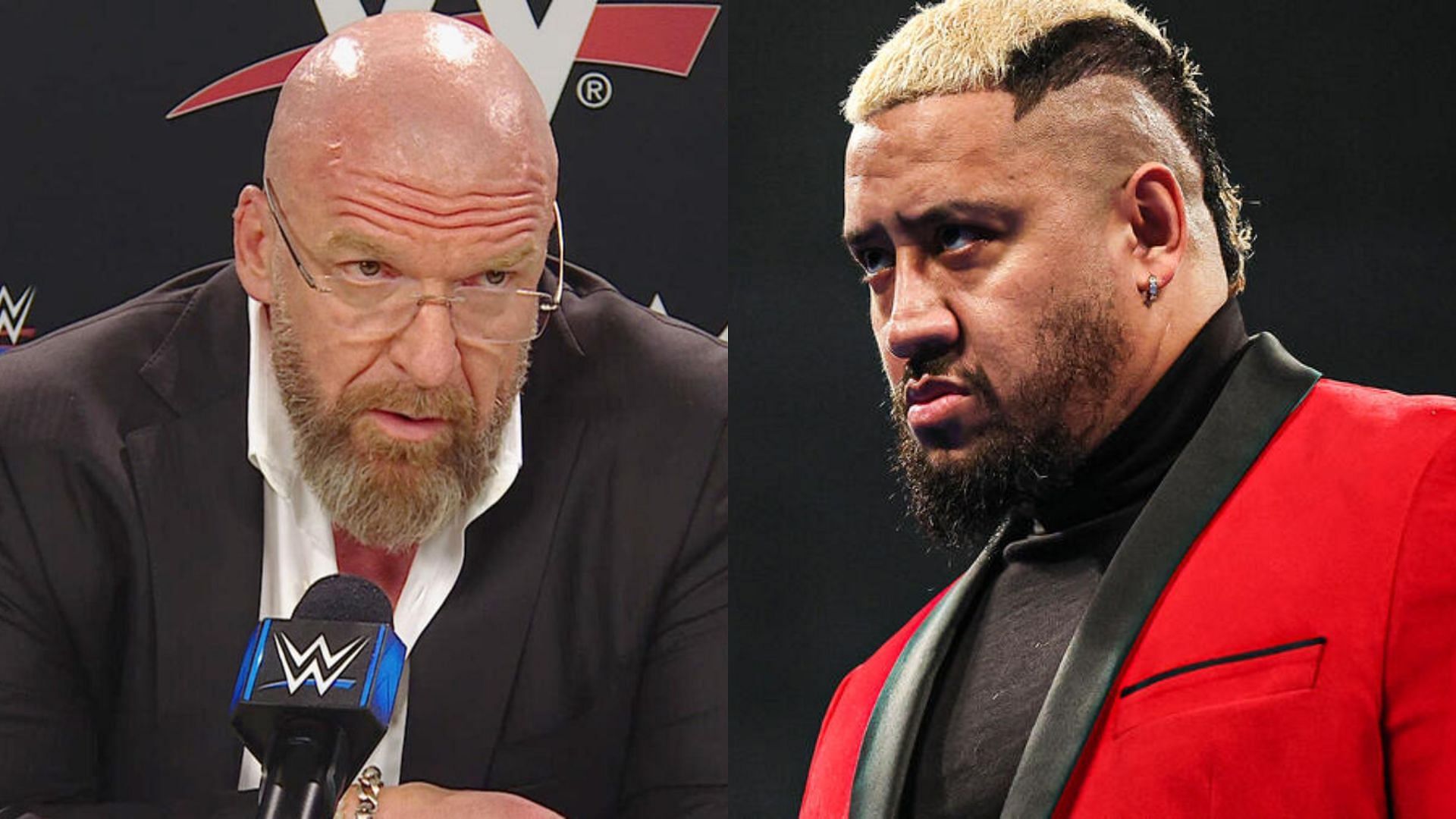 Triple H (left) and Solo Sikoa (right) [Image Credits: WWE.com]