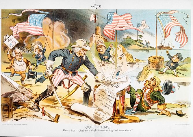"Pink Floyd would have used on an album cover": Josh and Chuck discuss Harald Damsleth's political cartoon highlighting the "hypocrisies of America"