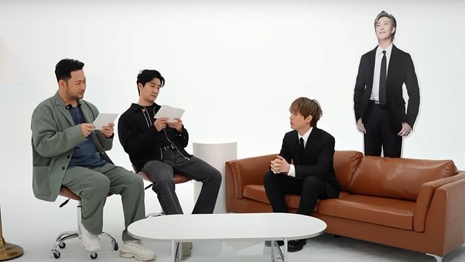 “That’s how he know they’re real real friends” — Fans in stitches as Epik High members fast-forward to RM’s verse in Tablo’s own song, ‘Stop The Rain'