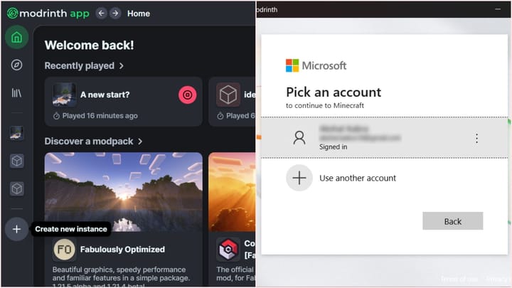 How to get and use the Modrinth App for Minecraft mods