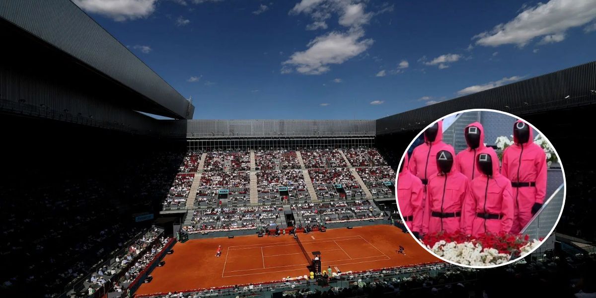 Madrid Open comes under fire from fans after bizarre Squid Game-themed courtside stunt