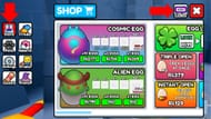 The Codes tab can be found in the Shop menu (Image via Roblox)