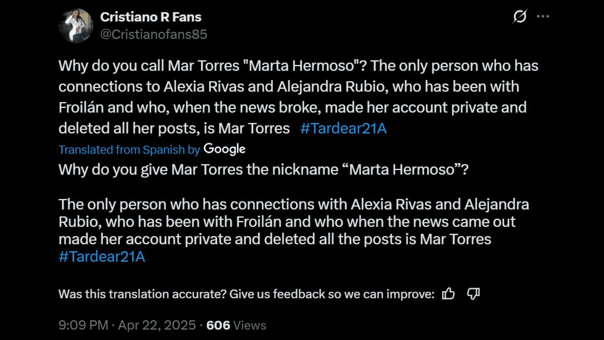 Marta Hermoso is a Spanish influencer suspected of a heist. (Image via X)