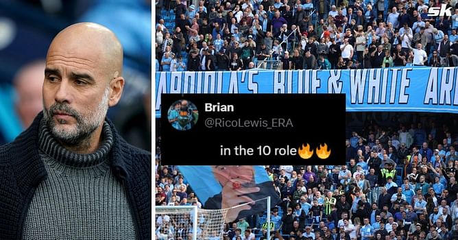 "Watch him run the show", "Love to see it" - Fans react as Manchester City star starts in unnatural position for Leicester clash