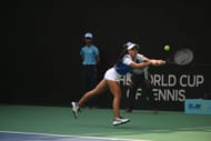 Vaidehi Chaudhari in action at the Billie Jean King Cup (Image: PR Team)