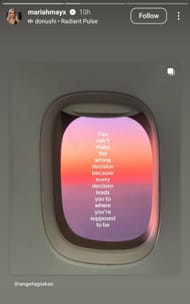 Image credit: Mariah May's Instagram Story