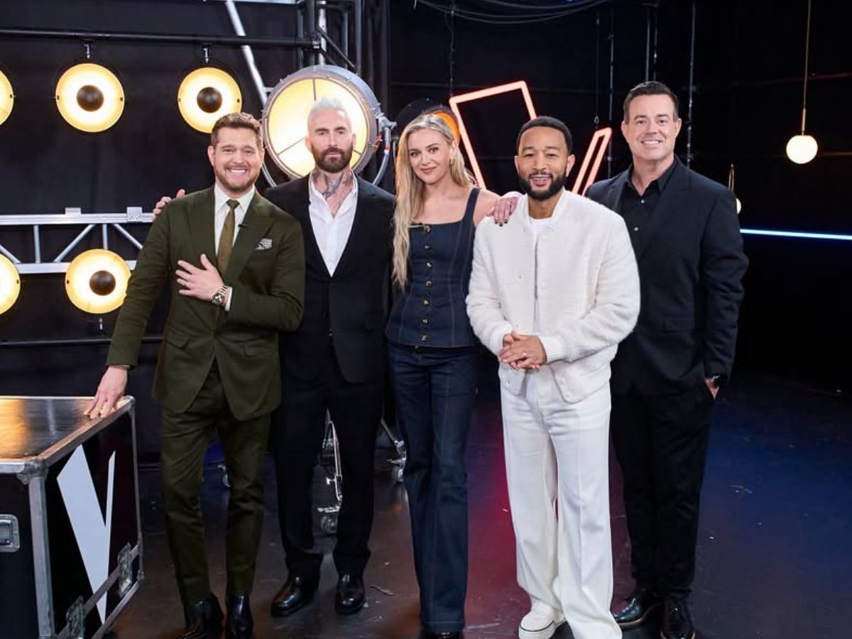 The judges and the host of The Voice season 27 (Image via Instagram/@thevoicenbc)