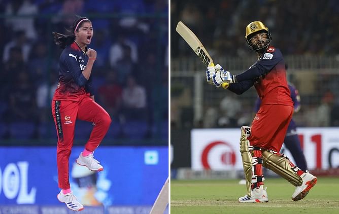 Shreyanka Patil spotted with RCB players during Tirupati darshan ahead of RCB vs CSK IPL 2025 match [Watch]